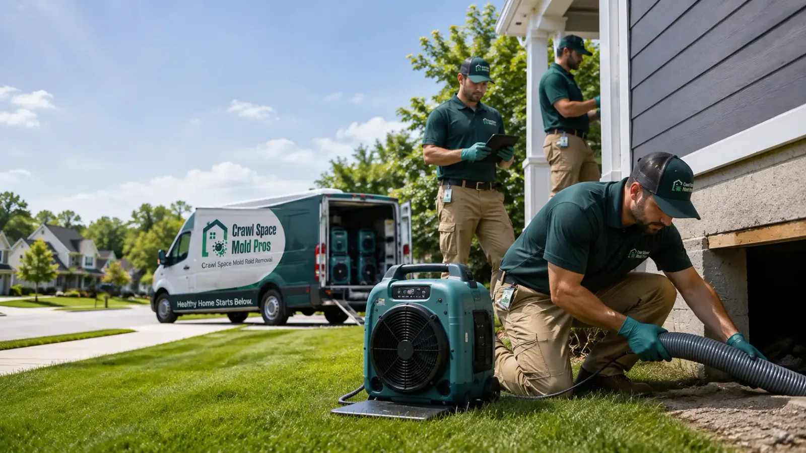 Crawl Space Mold Removal in Boonton, NJ